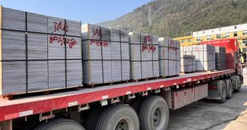 大同 芝麻灰地铺石出货日常