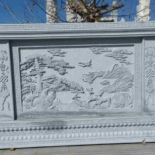大同 芝麻白大型照壁，屏风，影壁