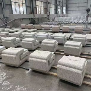 大同 白麻花岗岩异形加工-石凳，坐凳