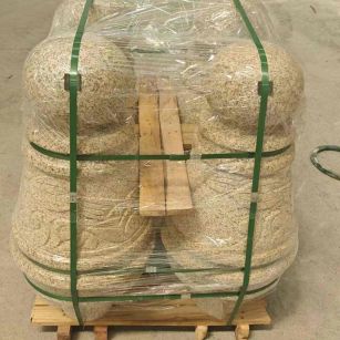 大同 黄金麻异形定制雕花——棒棒糖挡车柱