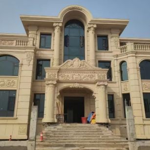 大同 黄金麻花岗岩别墅外墙干挂