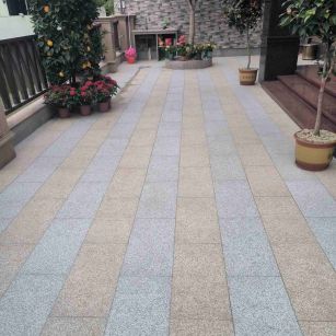 大同 黄金麻白麻荔枝面庭院铺装展示