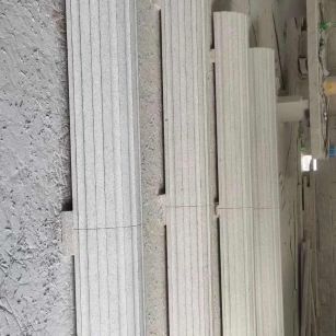 大同 花岗岩厂家带你看白麻花岗岩门楼大柱柱皮