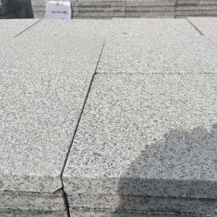 大同 白麻花岗岩石材推荐 荔枝面地铺石