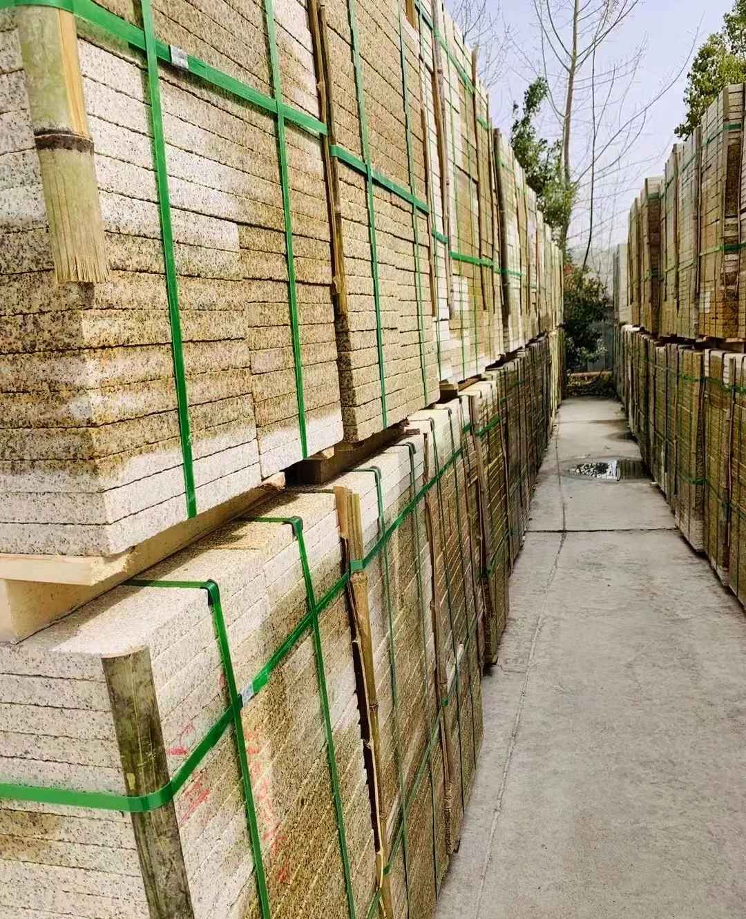 大同 黄金麻花岗岩荔枝面地铺石