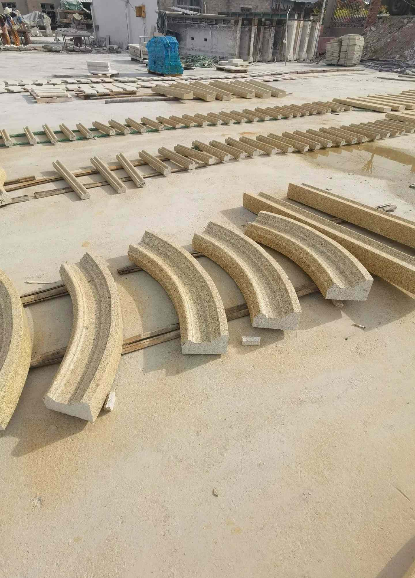 大同 黄金麻花岗岩别墅线条