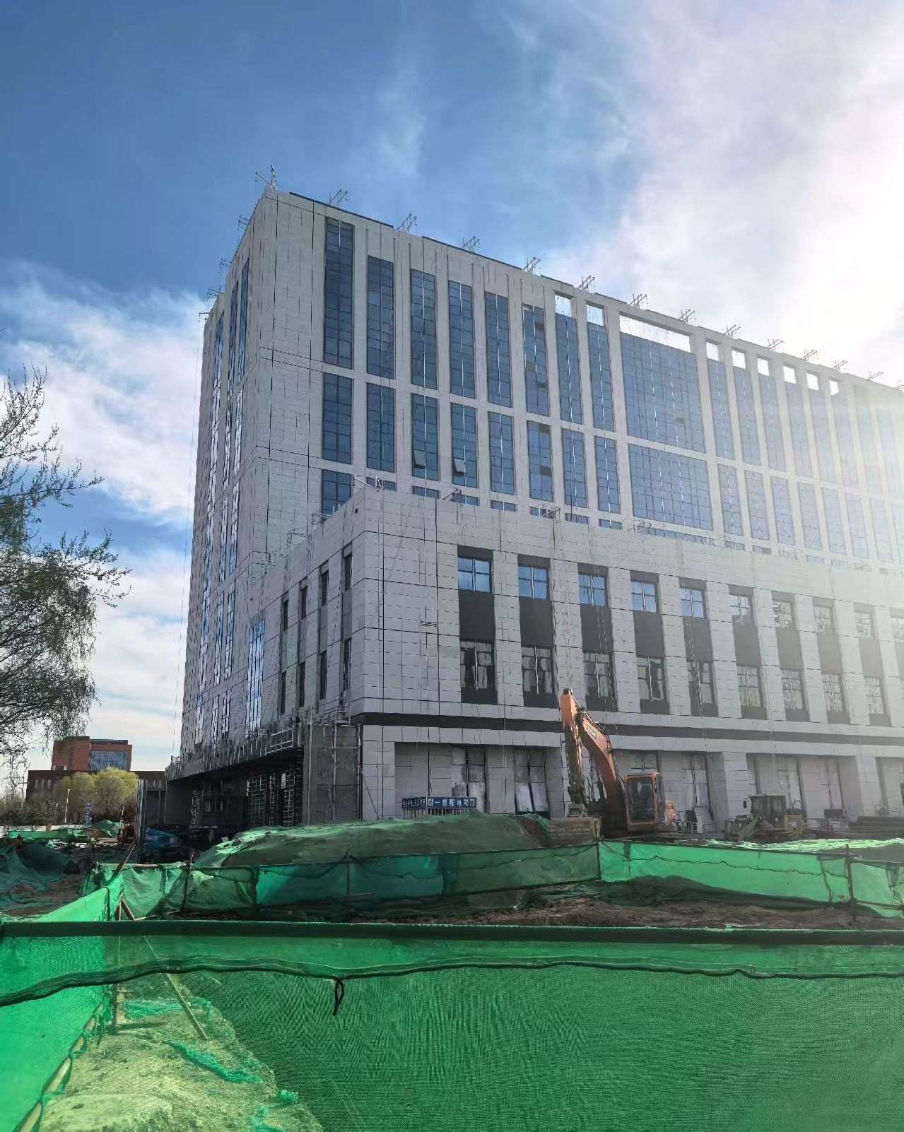 大同 白麻花岗岩石材外墙干挂