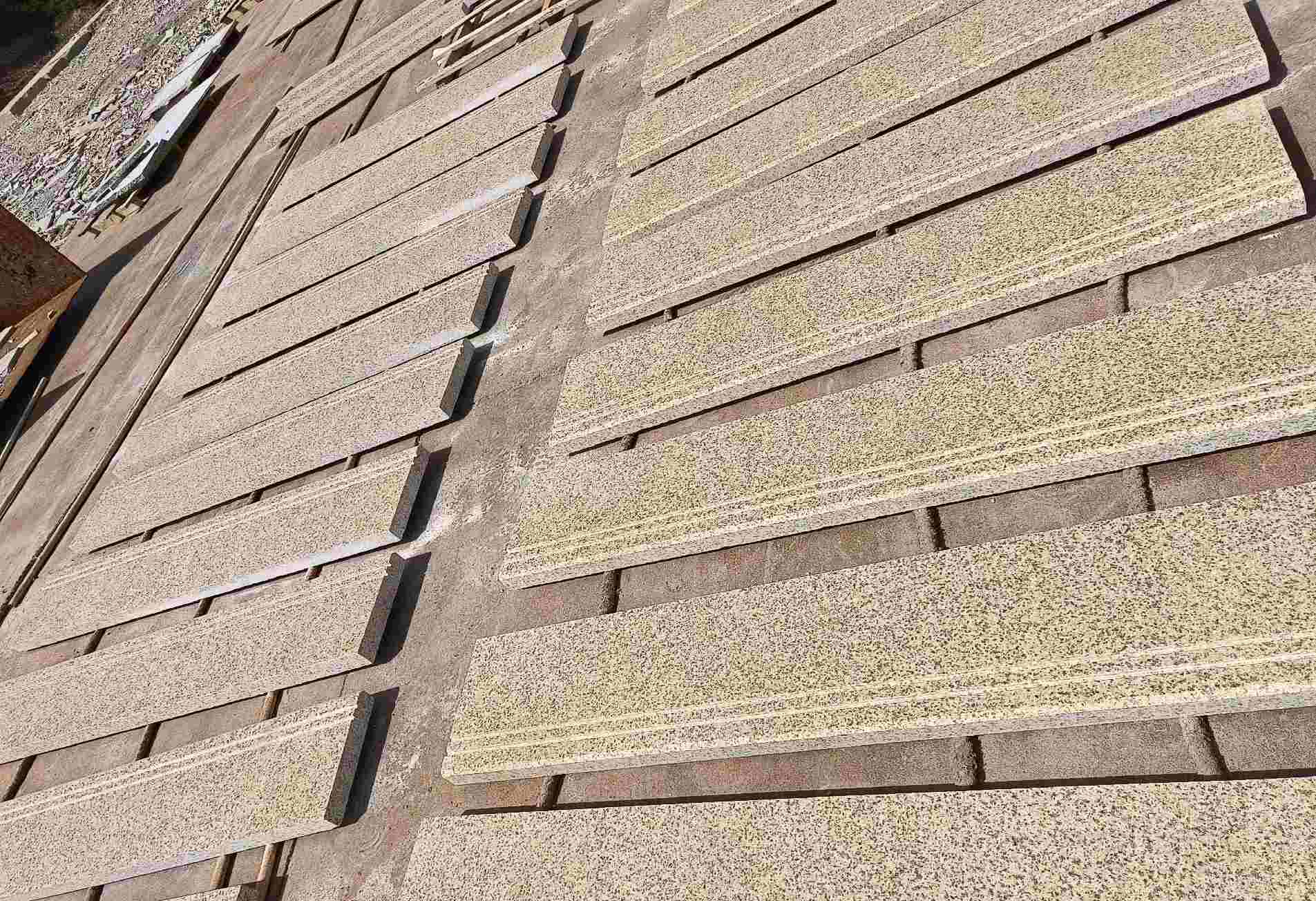 大同 黄金麻花岗岩光面楼梯踏步