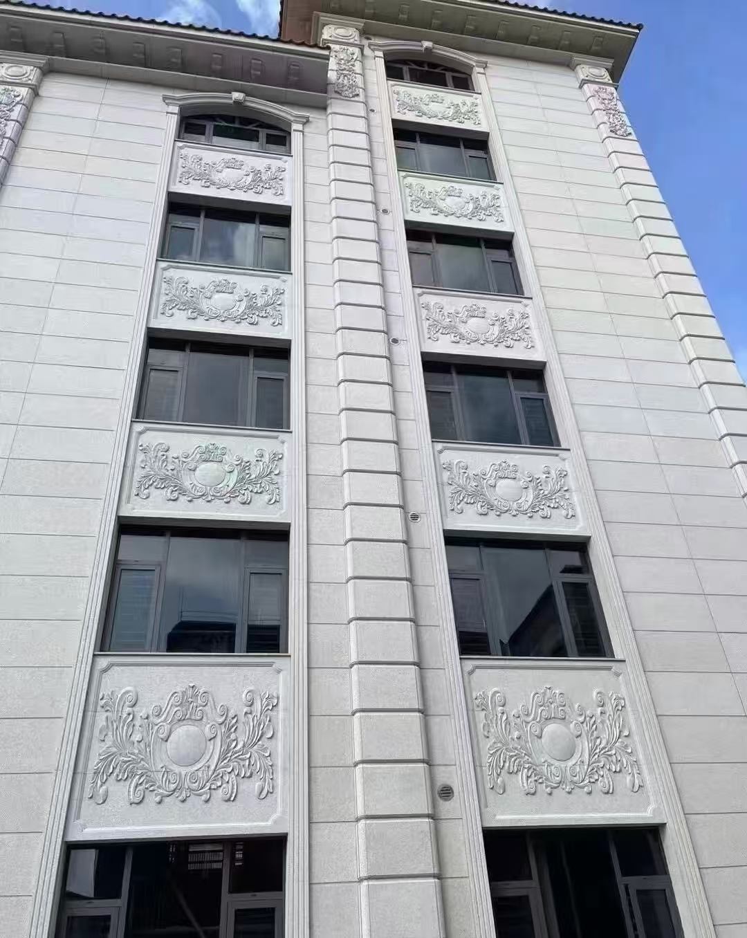 大同 白麻荔枝面花岗岩别墅外墙干挂