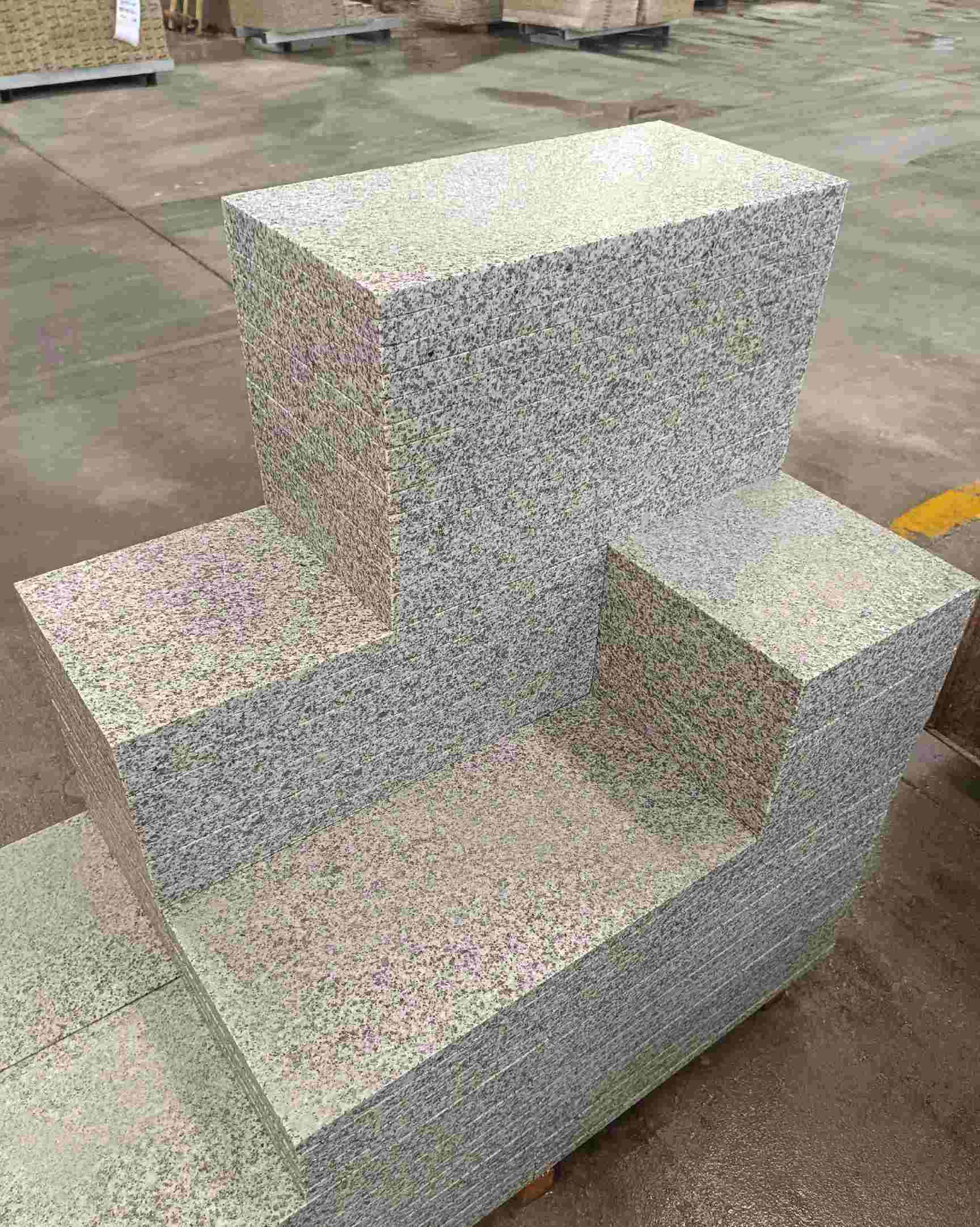 大同 白麻花岗岩荔枝面地铺石