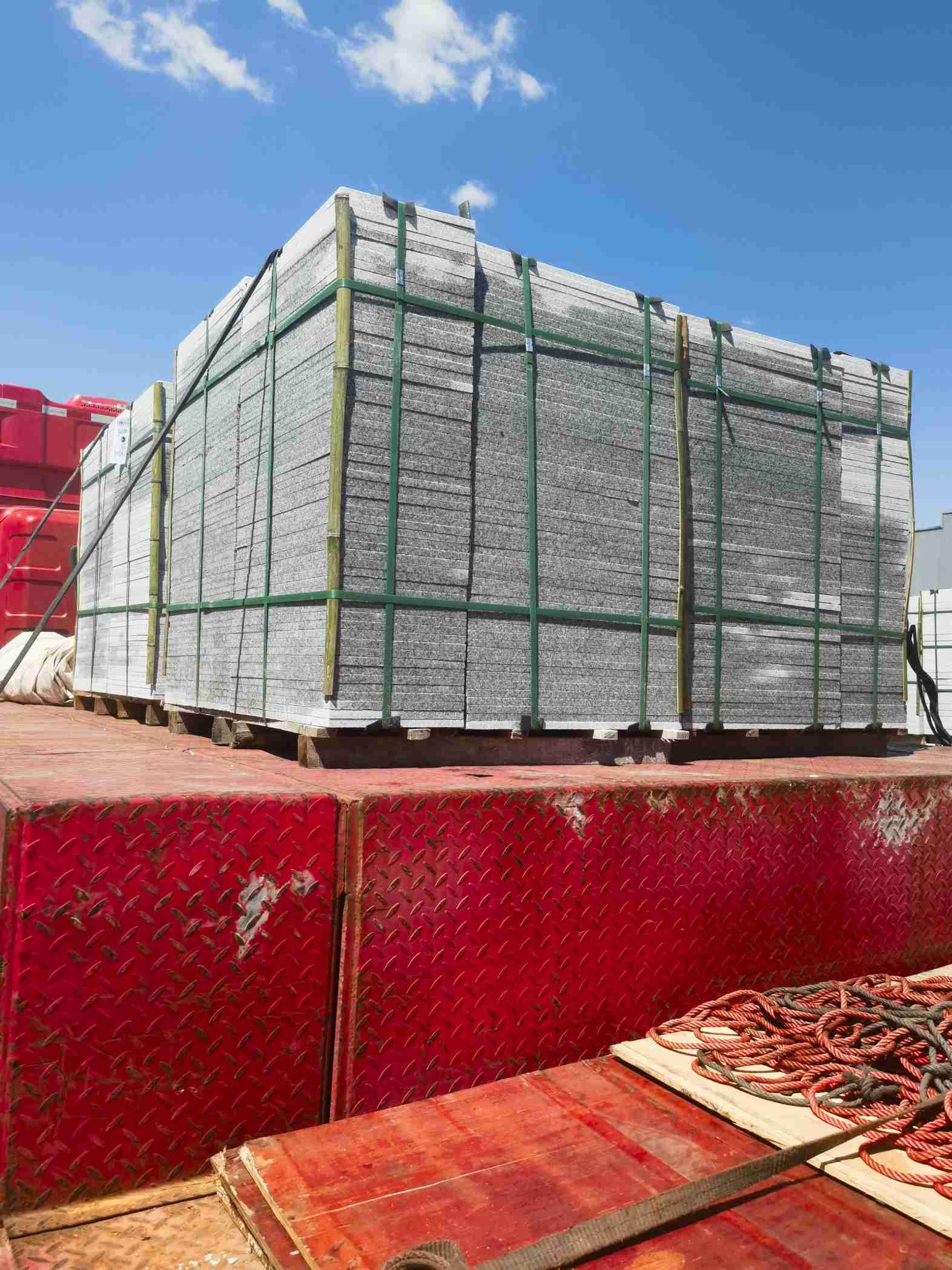 大同 芝麻白火烧规格板地铺石300*600/600*600